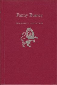 Fanny Burney (Twayne's English Authors Series, 67)