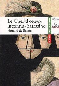 Le Chef-d'Oeuvre Inconnu/Sarrasine (French Edition)