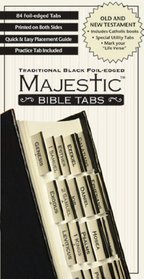 Majestic Traditional Black-Edged Bible Tabs