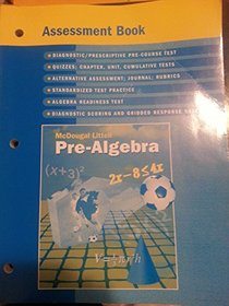 Pre-Algebra Assessment Book Teacher's Edition