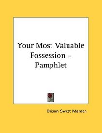 Your Most Valuable Possession - Pamphlet