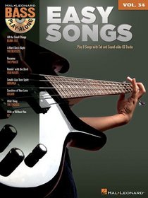 Easy Songs: Bass Play-Along Volume 34