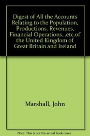 Digest of All the Accounts Relating to the Population, Productions, Revenues, Financial Operations...etc.of the United Kingdom of Great Britain and Ireland
