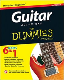Guitar All-In-One For Dummies, Book + Online Video & Audio Instruction (For Dummies (Sports & Hobbies))