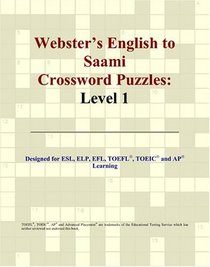Webster's English to Saami Crossword Puzzles: Level 1