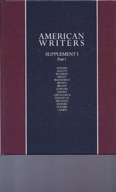 American Writers Supplement 1 Part 1 (American Writers: Supplement)
