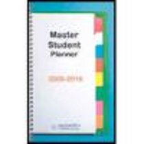 Becoming a Master Student Planner 2009-2010