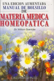 Una Edicion Aumentada Manual De Bolsillo De Materia Medica Homeopatica