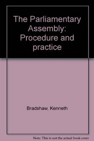 The Parliamentary Assembly: Procedure and practice