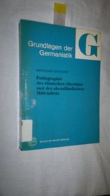 Palaographie des romischen Altertums und des abendlandischen Mittelalters (Grundlagen der Germanistik) (German Edition)