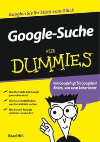 Google-Suche Fur Dummies (German Edition)