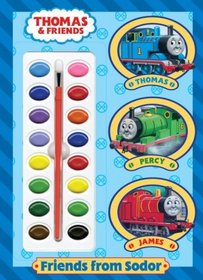 Friends from Sodor (Thomas and Friends) (Deluxe Paint Box Book)