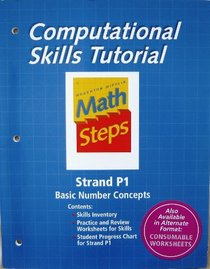 Houghton Mifflin Math Steps Computation Skills Tutorial Strand P1 (Basic Number Concepts)