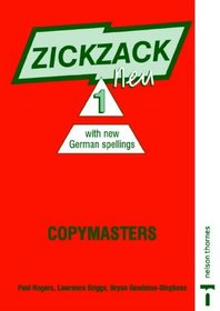 Zickzack Neu: Copymasters with New German Spellings Stage 1