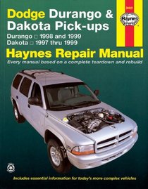Haynes Repair Manuals: Dodge Durango and Dakota Pick-Ups 1997-99