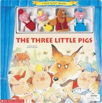 The Three Little Pigs: Board Book (Finger Puppet Theater Books)