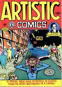 Artistic comics: A special issue made up entirely of excerpts from the secret sketchbooks of R. Crumb!