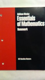 Essentials of Mathematics Homework