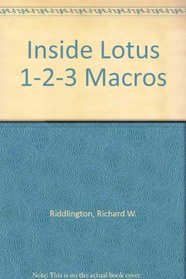 Inside Lotus 1-2-3- Macros