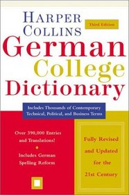 HarperCollins German College Dictionary 3rd Edition (Harpercollins College Dictionaries)