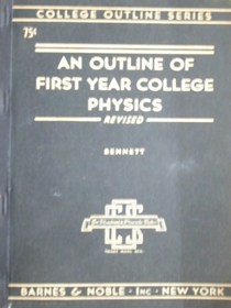 An outline of first year college physics (1941 )