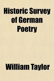 Historic Survey of German Poetry