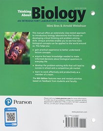 Thinking About Biology: An Introductory Lab Manual (6th Edition) (What's New in Biology)