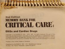Memory bank for critical care: EKGs and cardiac drugs