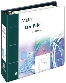 Math on File: Algebra (Facts on File Science Library)