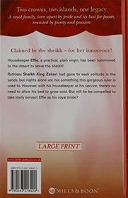 The Desert King's Housekeeper Bride (Large Print)