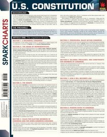 Spark Charts United States Constitution (SparkNotes SparkCharts)