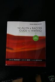 The Allyn & Bacon Guide to Writing - Brief Edition (Special Edition for Utah Valley University)
