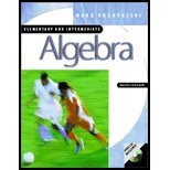 Elementary & Intermediate Algebra No CD