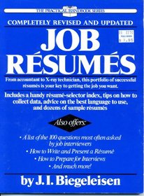Job Resumes, Revised Edition (Practical Handbook Series)