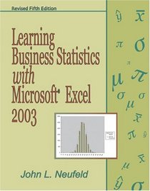 Learning Business Statistics With Microsoft Excel 2003