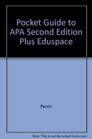 Pocket Guide To Apa Second Edition Plus Eduspace
