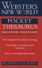 Webster's New World Pocket Thesaurus, 2nd edition