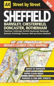 AA Street by Street: Sheffield, Barnsley, Chesterfield, Doncaster, Rotherham