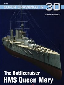 Battlecruiser HMS Queen Mary (Super Drawings in 3d 16012)