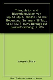 Triangulation und Blocktriangulation von Input-Output-Tabellen und ihre Bedeutung (Beitrage zur Strukturforschung) (German Edition)