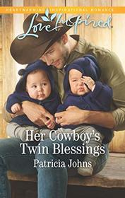 Her Cowboy's Twin Blessings (Montana Twins, Bk 1) (Love Inspired, No 1186)