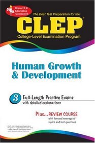 CLEP Human Growth  Development (REA)-The Best Test Prep for the CLEP Exam (Test Preps)