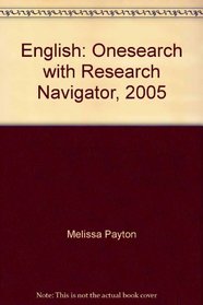 English: Onesearch with Research Navigator, 2005