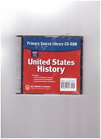 Holt Social Studies United States History Primary Source Library CD-ROM