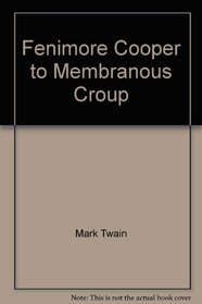 Fenimore Cooper to Membranous Croup