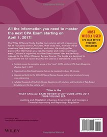 Wiley CPAexcel Exam Review April 2017 Study Guide: Business Environment and Concepts (Wiley Cpa Exam Review Business Environment & Concepts)