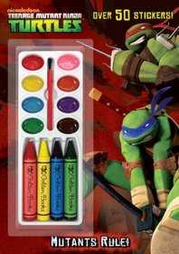 Mutants Rule! (Teenage Mutant Ninja Turtles) (Color and Paint plus Stickers)