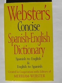 Webster's Concise Spanish-English Dictionary
