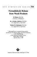 Formaldehyde Release from Wood Products (Acs Symposium Series)