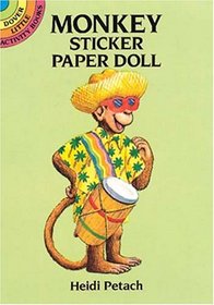 Monkey Sticker Paper Doll (Dover Little Activity Books)
